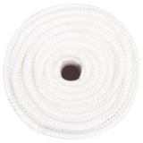 Vidaxl -Bootseil 18 mm 100 m Polypropylen Voll weiß