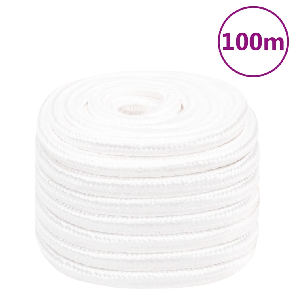 Vidaxl Boat Rope 20 mm 100 m polipropileno blanco completo