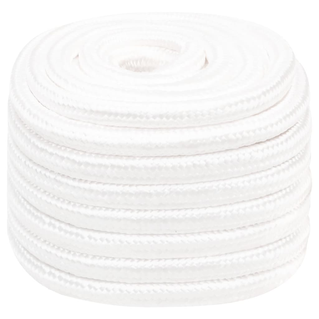 Vidaxl boat rope 20 mm 100 m polypropylene full white