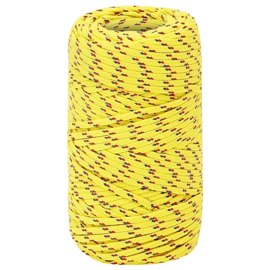 Vidaxl Boat Rope 2 mm 25 m polypropylen gul