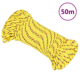 Vidaxl -Bootseil 5 mm 50 m Polypropylengelb