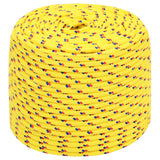 Vidaxl boat rope 6 mm 100 m polypropylene yellow