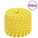 Vidaxl Bootsseil 6 mm 500 m Polypropylen gelb