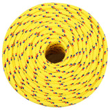 Vidaxl -Bootseil 10 mm 500 m Polypropylengelb