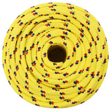 Vidaxl Bootsseil 12 mm 100 m Polypropylen gelb