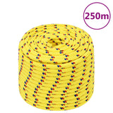 Vidaxl boat rope 14 mm 250 m polypropylene yellow