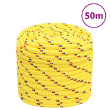 Vidaxl Boat Rope 16 mm 50 m polypropylenová žlutá