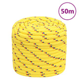 Vidaxl Bootsseil 16 mm 50 m Polypropylen gelb
