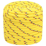 Vidaxl -Bootseil 16 mm 250 m Polypropylengelb