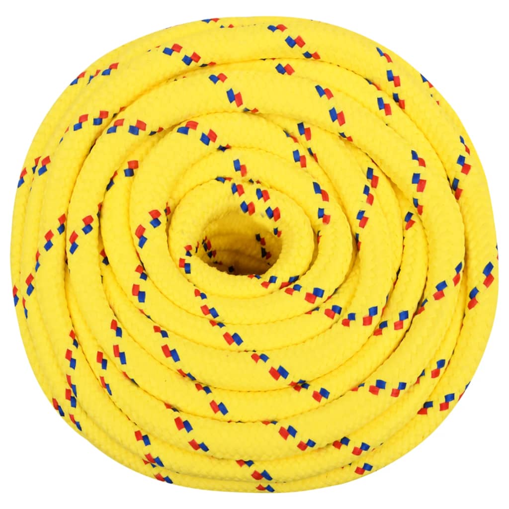 Vidaxl boat rope 18 mm 25 m polypropylene yellow