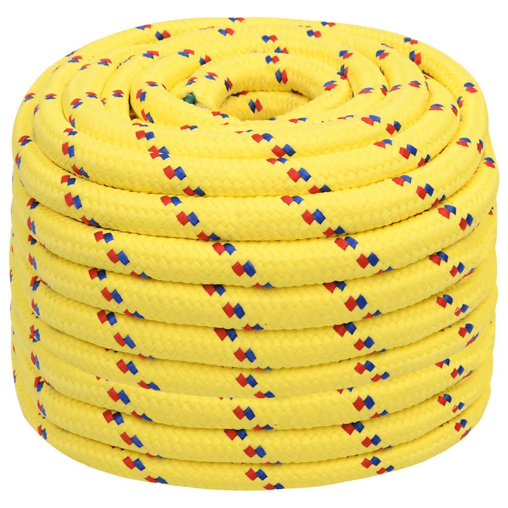 Vidaxl Bootsseil 20 mm 100 m Polypropylen gelb