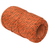 Vidaxl -Bootseil 2 mm 25 m Polypropylenorange