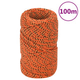 Vidaxl Boat Rope 2 mm 100 m de polipropileno naranja