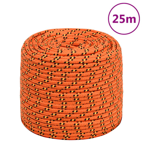 Vidaxl Bootsseil 6 mm 25 m Polypropylen Orange