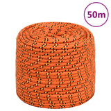 Vidaxl -Bootseil 6 mm 50 m Polypropylenorange
