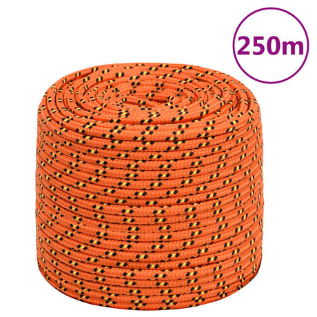 Vidaxl Bootsseil 6 mm 250 m Polypropylen orange