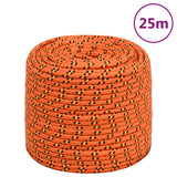Vidaxl Bootsseil 8 mm 25 m Polypropylen orange