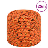 Vidaxxl Bootsseil 10 mm 25 m Polypropylen Orange