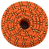 VidaXL Bootsseil 12 mm 250 m Polypropylen Orange