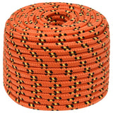 Vidaxxl Bootsseil 14 mm 50 m Polypropylen Orange