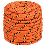 Vidaxxl Bootsseil 16 mm 50 m Polypropylen Orange