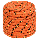 Vidaxl -Bootseil 16 mm 100 m Polypropylenorange