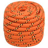 VidaXL Bootsseil 20 mm 100 m Polypropylen Orange