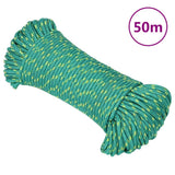 Vidaxl -Bootseil 4 mm 50 m Polypropylengrün