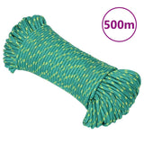 Vidaxxl Bootsseil 5 mm 500 m Polypropylen grün