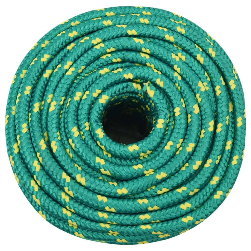 Vidaxxl Bootsseil 12 mm 250 m Polypropylen grün