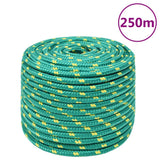 Vidaxl boat rope 14 mm 250 m polypropylene green