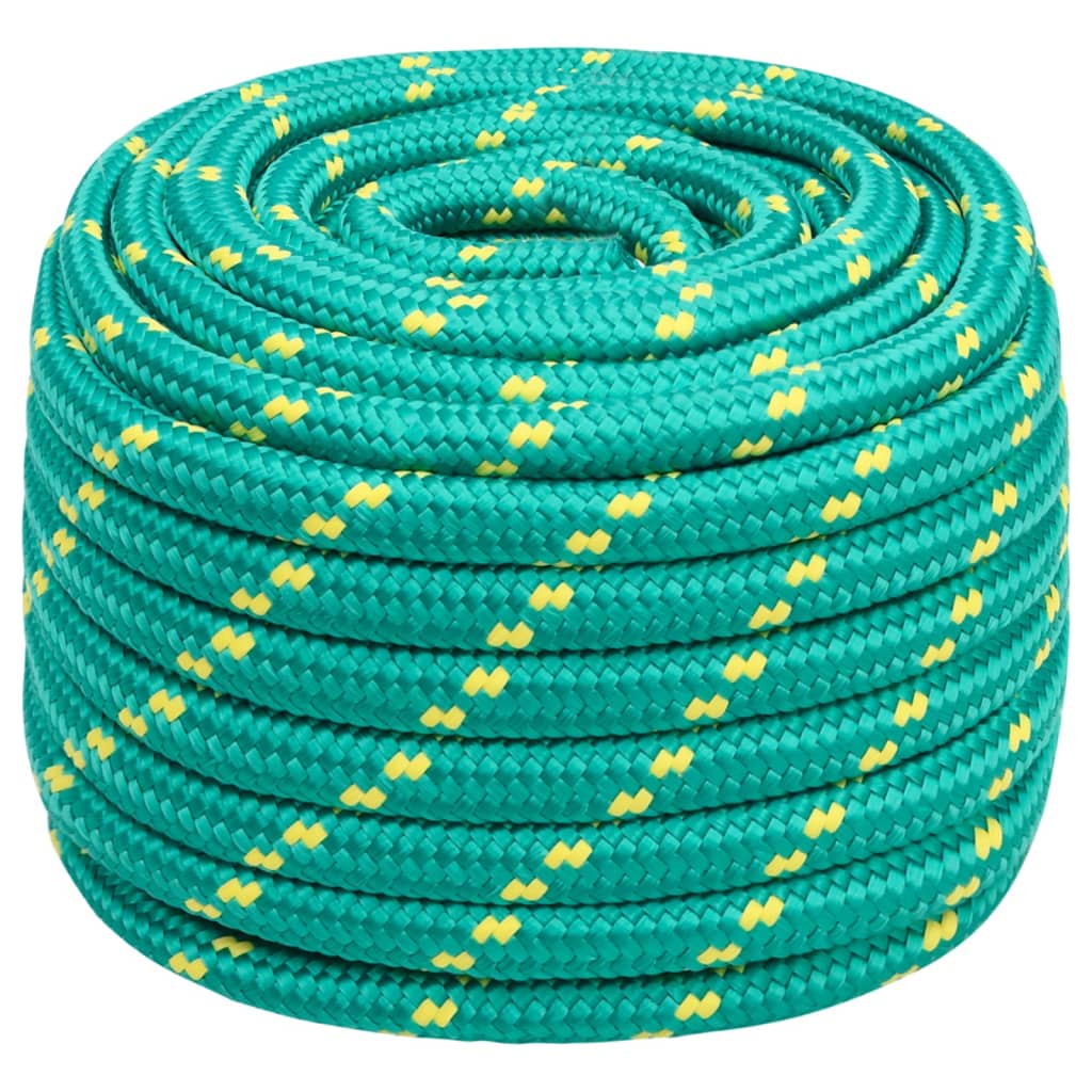 Vidaxl boat rope 20 mm 100 m polypropylene green