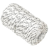Vidaxl -Bootseil geflochten 2 mm x 250 m Polyesterweiß