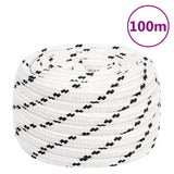 Vidaxl Werkouw 16 mm 100 m Polyester weiß