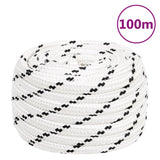 Vidaxl Werkouw 18 mm 100 m Polyester weiß