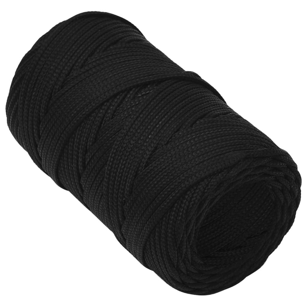 Vidaxl Werkouw 2 mm 25 m Polyesterschwarz