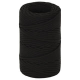 Vidaxx Arbeitsseil 2 mm 50 m Polyester schwarz