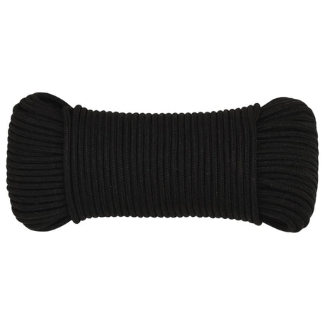 Vidaxl Werkouw 3 mm 25 m Polyesterschwarz