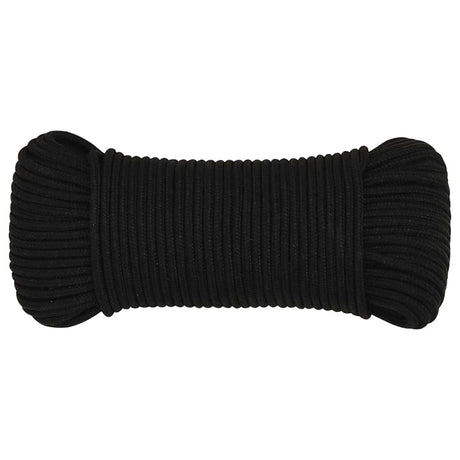 Vidaxl Werkouw 4 mm 25 m Polyesterschwarz