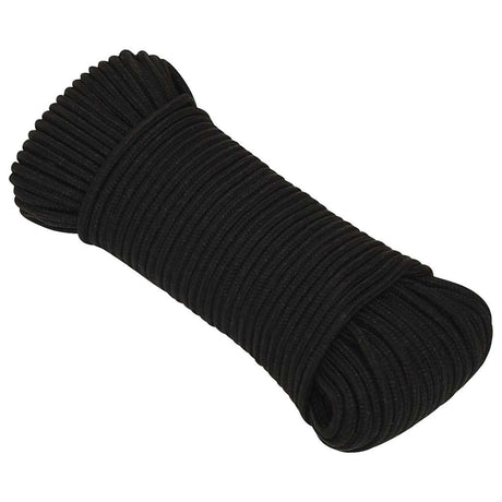 Vidaxx Arbeitsseil 4 mm 100 m Polyester schwarz