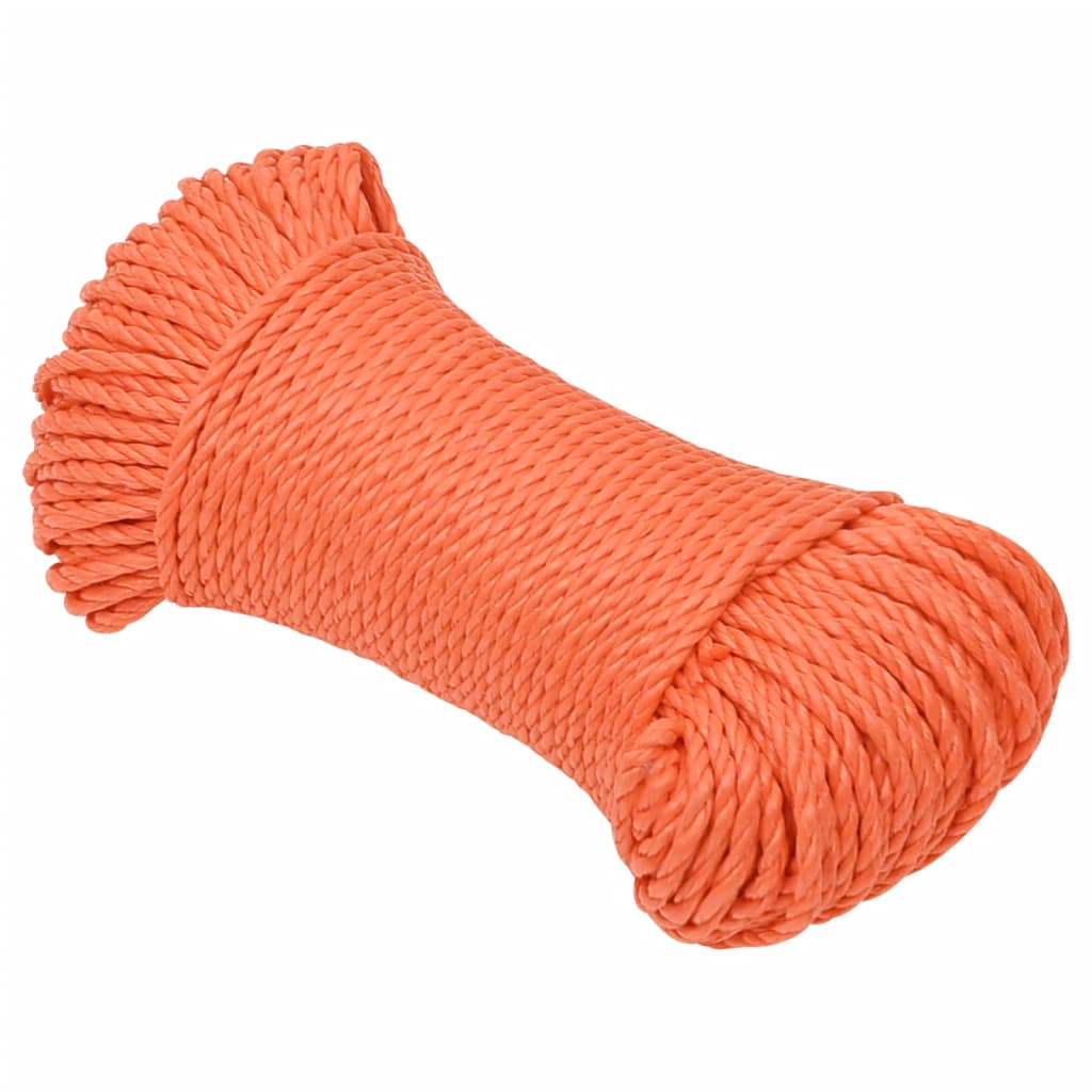 VidaXL Werkouw 3 mm 50 m Polypropene orange