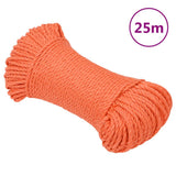 Vidaxl Werkouw 8 mm 25 m Polypropen Oranje