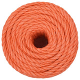 Vidaxl werkouw 12 mm 50 m Polroprope Oranje