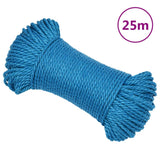 Vidaxl Werkouw 8 mm 25 m Polypropene Blue