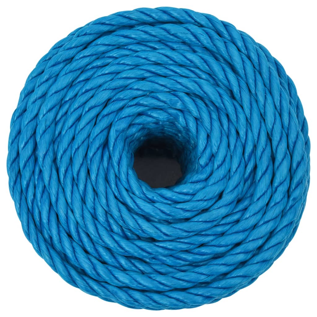 Vidaxl werktouw 16 mm 25 m polypropeen blauw