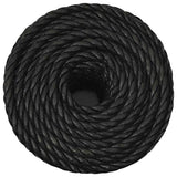 Vidaxx Arbeitsseil 16 mm 25 m Polypropylen schwarz