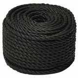 Vidaxx Arbeitsseil 24 mm 50 m Polypropylen schwarz