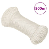 Vidaxx Arbeitsseil 6 mm 500 m Polypropylen weiß