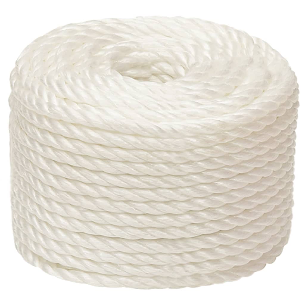 Vidaxl Werkouw 12 mm 100 m Polypropene white