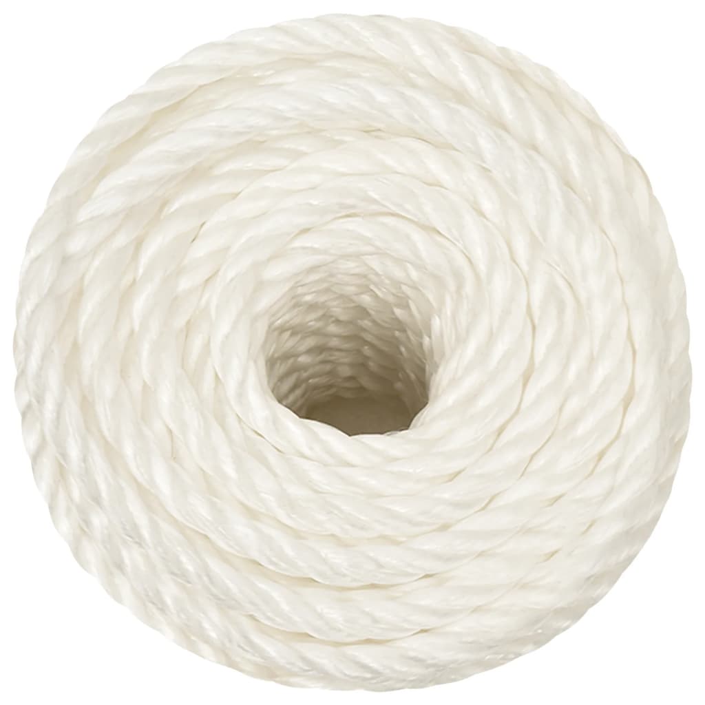 Vidaxl Werkouw 14 mm 25 m Polypropene white